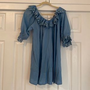 Chateau nightgown in blue